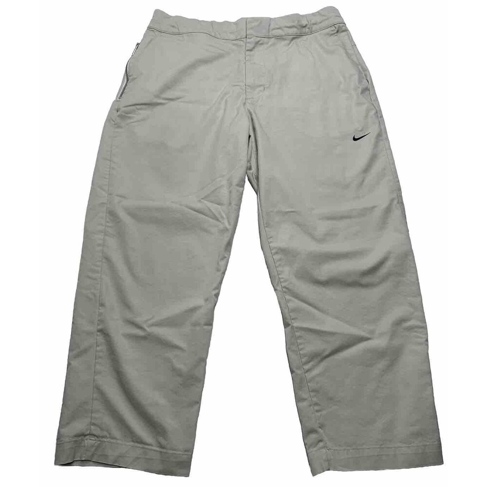 Men's Nike Sportswear Essential Woven Unlined Sneaker Pants 34 Beige DD7032-104